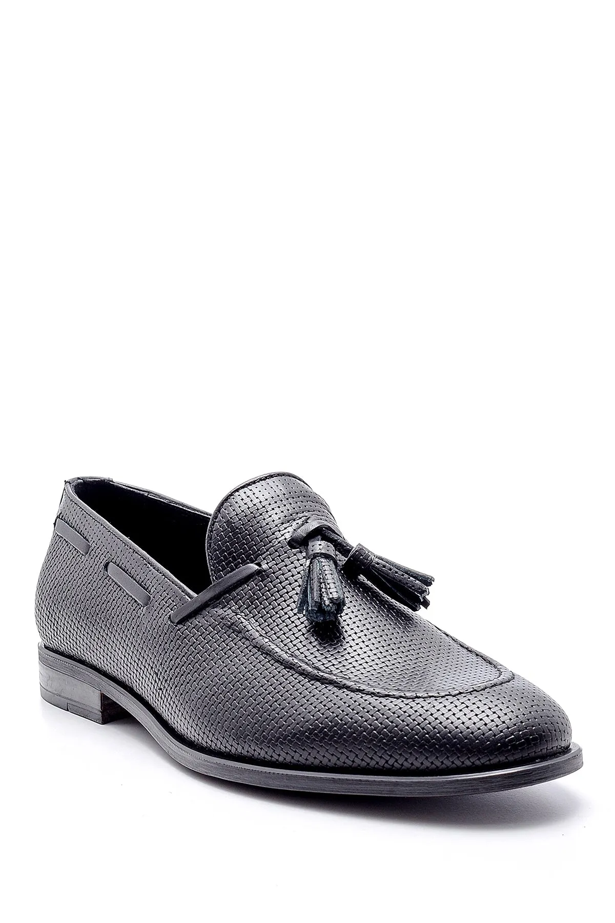 Erkek Deri Baskılı Loafer