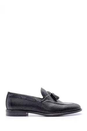 Erkek Deri Baskılı Loafer