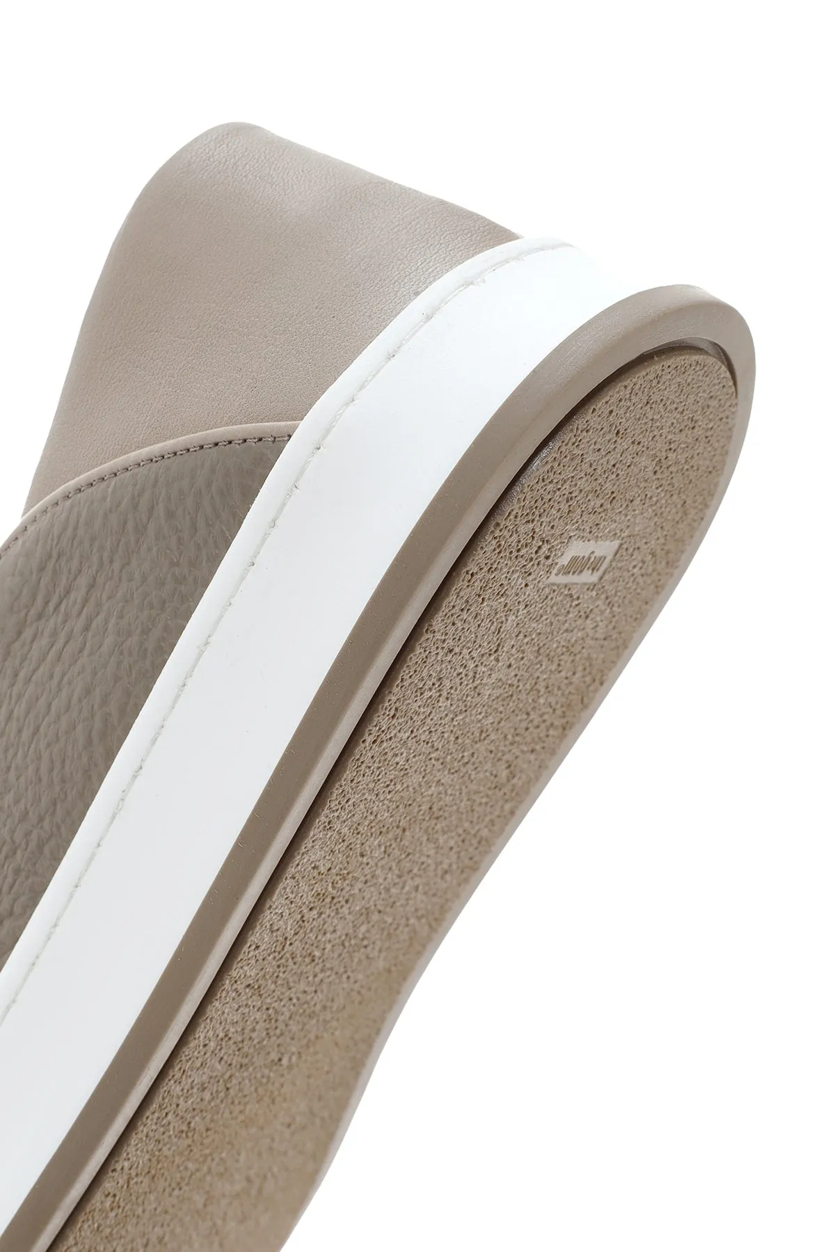 Erkek Vizon Deri Casual Loafer