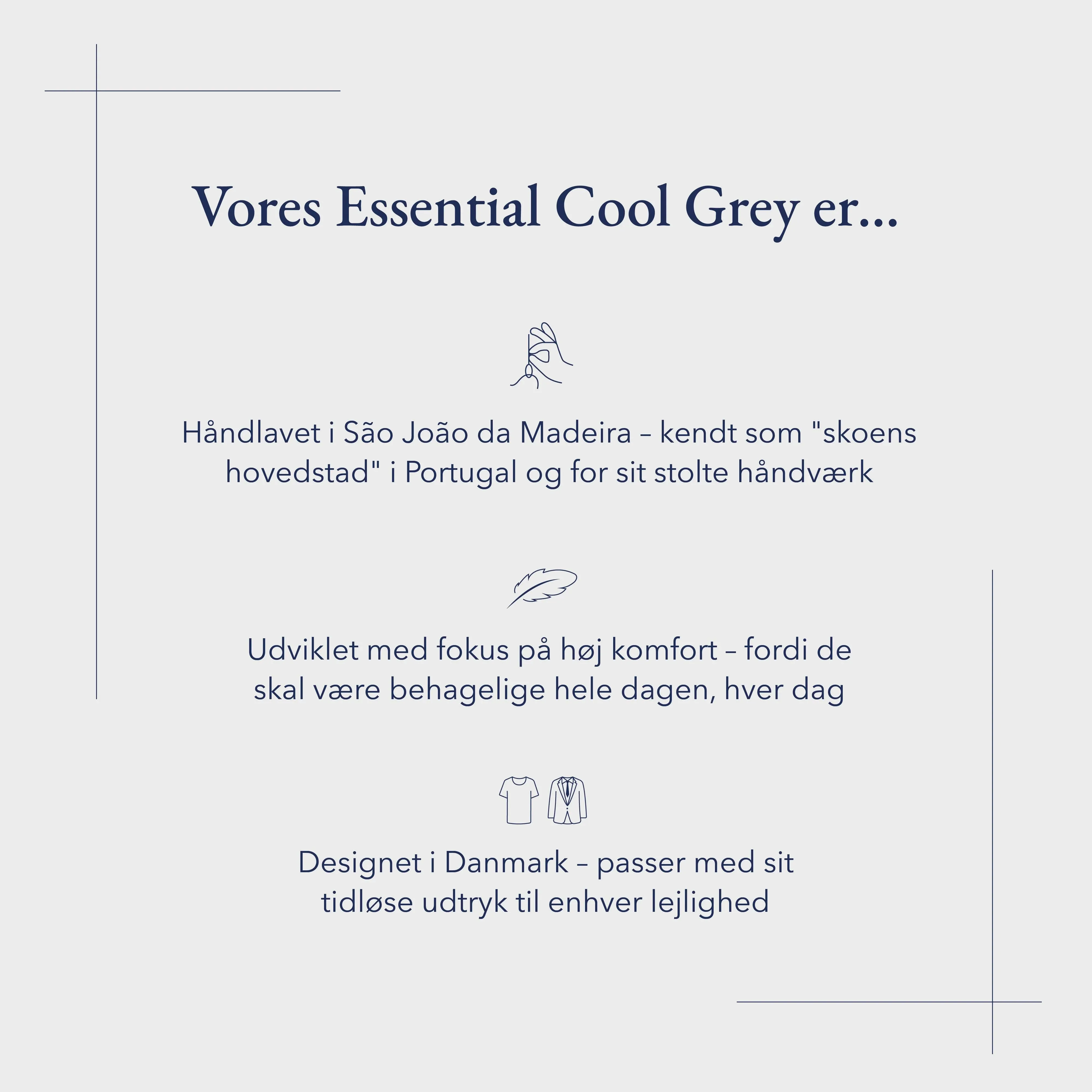 Essential Sneaker - Cool Grey