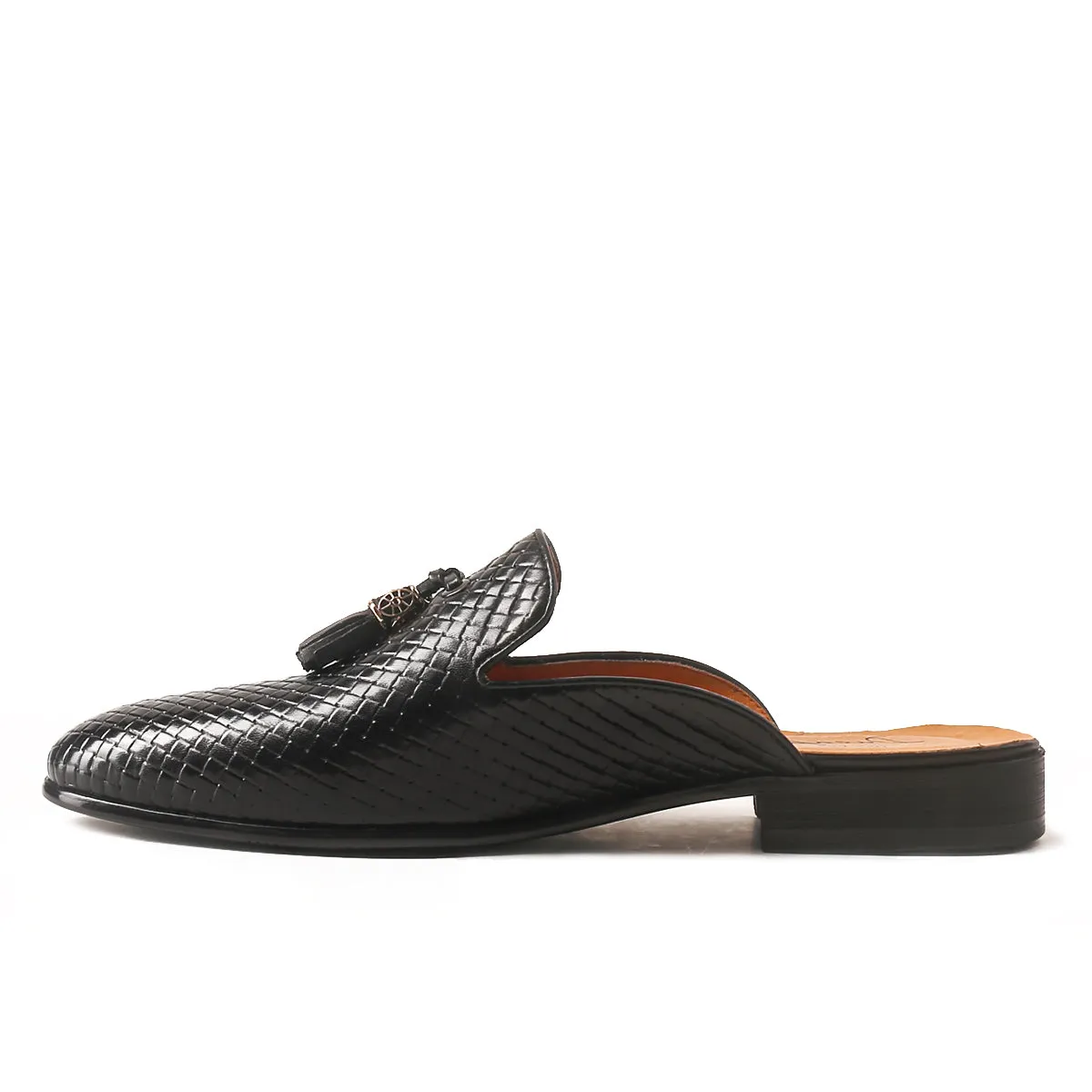 Exquisite Woven Tassel Detail Mule