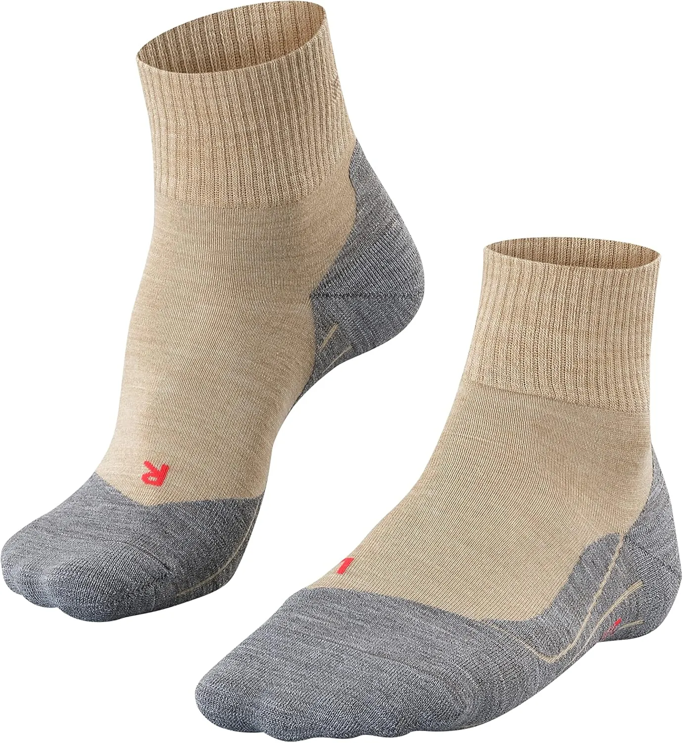 FALKE Men's TK5 Wander Short Hiking Socks, Lightweight Quarter, 1 Pair