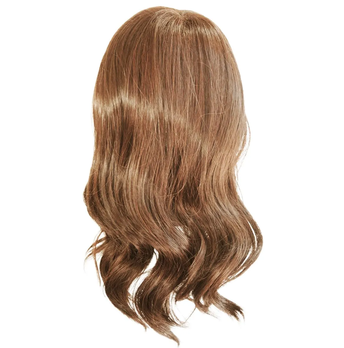 Fetching Beauty Should-Length Layered Wig With Flowing Waves by Hairuwear, Average Cap - Brown Grey