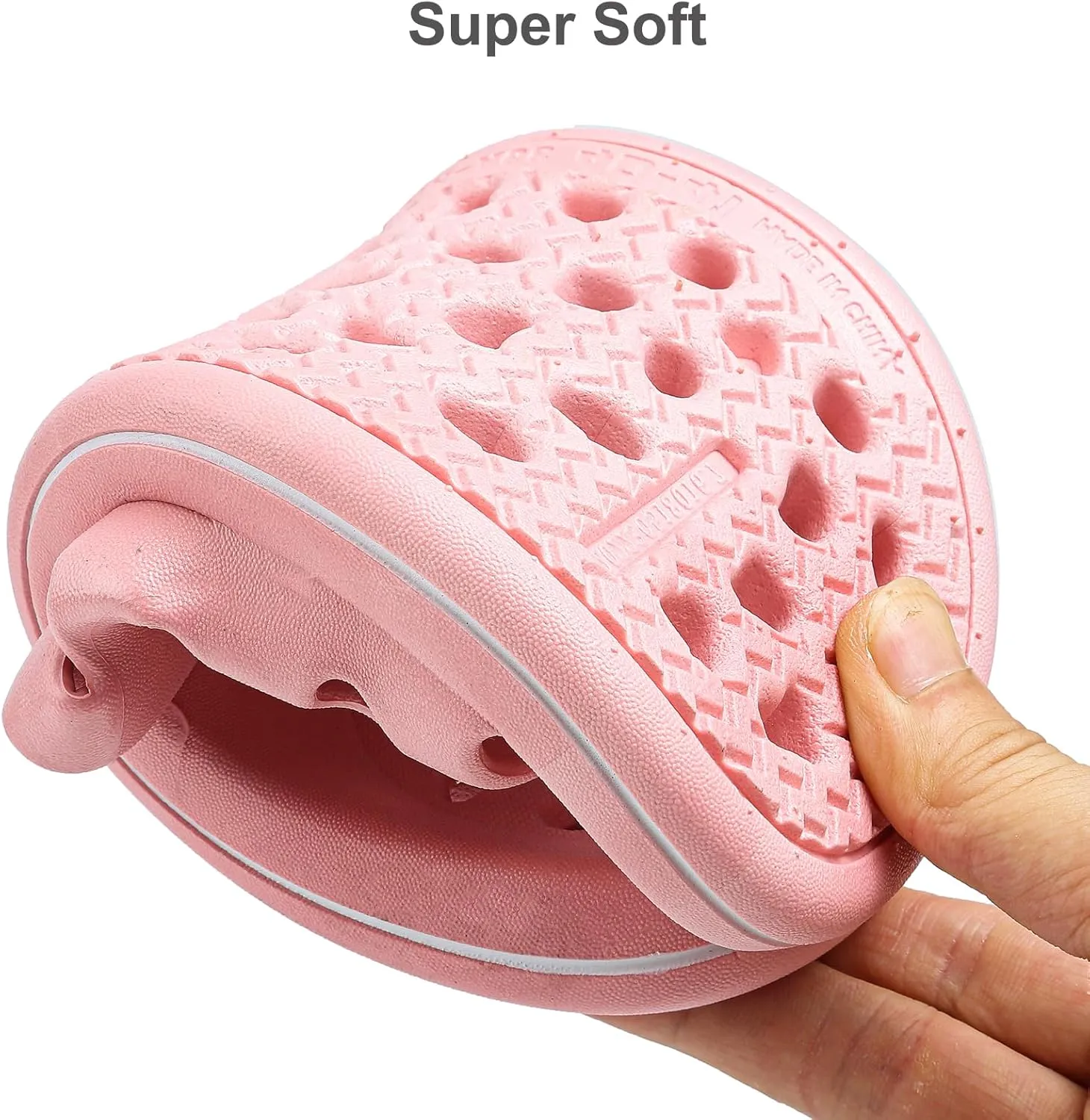 FINLEEO Shower Sandals with Drainage Holes - Quick Drying Bathroom & Gym Slippers for Men and Women