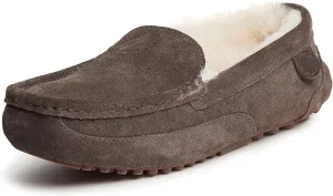 Fireside by Dearfoams Men's Melbourne Shearling Indoor/Outdoor Moccasin Slipper with Wide Widths