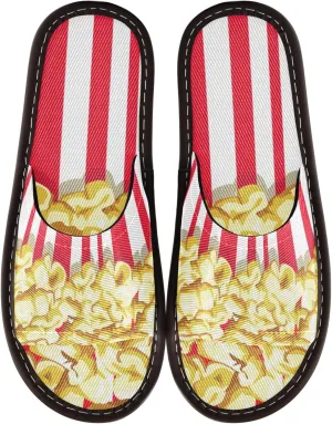 Fisyme Slippers for Women Men Slip-On Open Toe Indoor Outdoor House Shoes Home Slipper