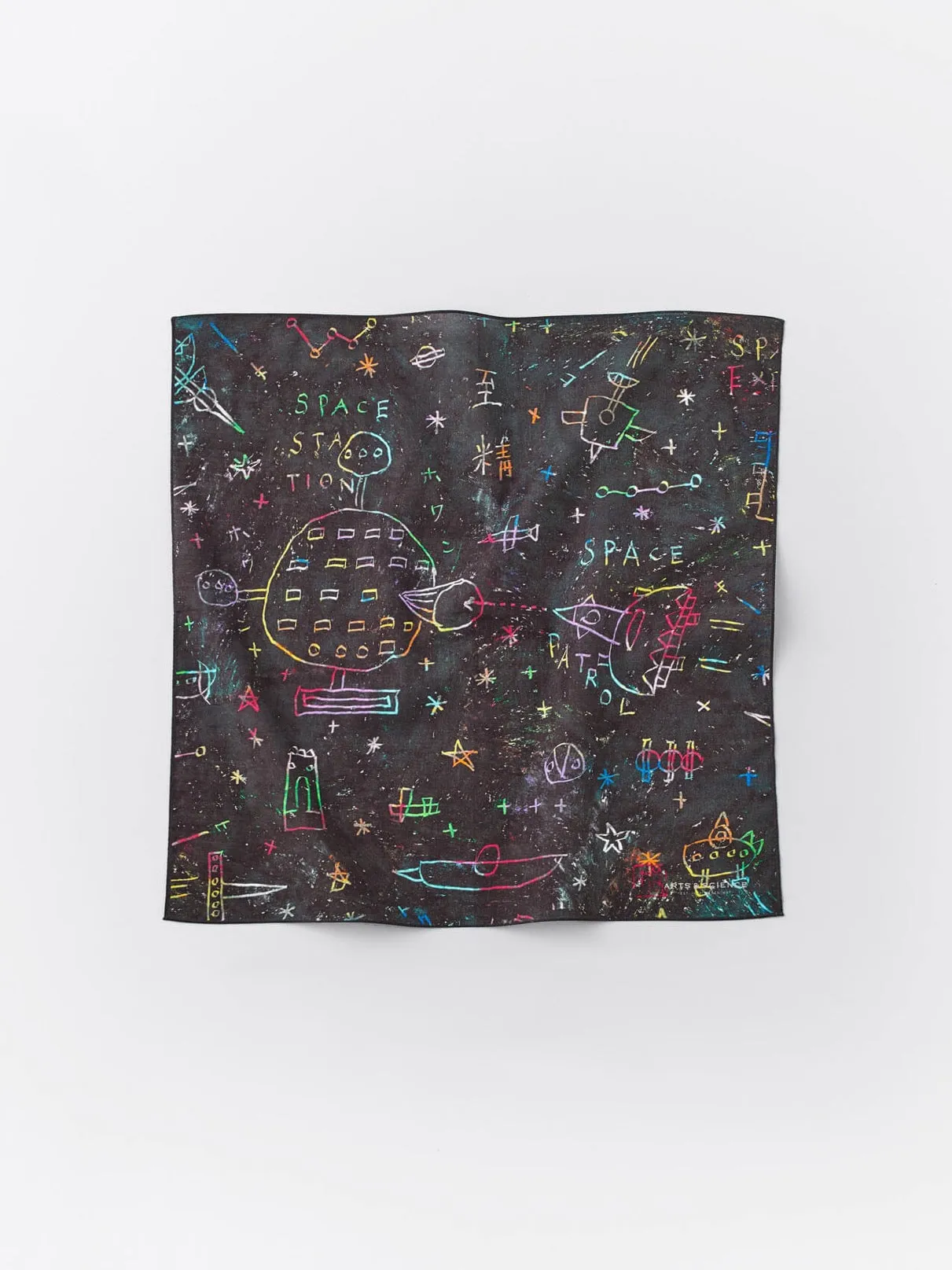 Flat handkerchief M (Crayon B)