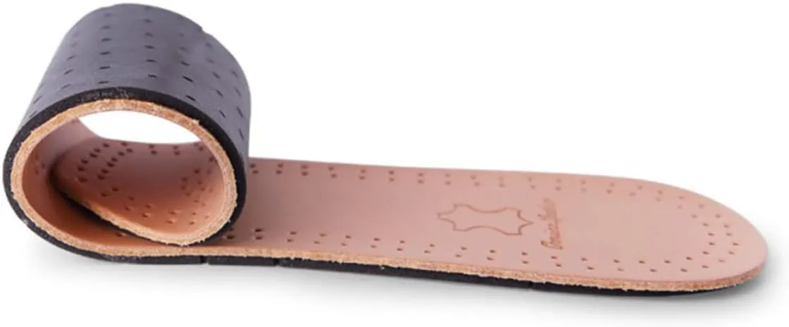 Flat Shoes Insoles Soft Thick Cowhide Inserts Foot Care for Women's Shoes
