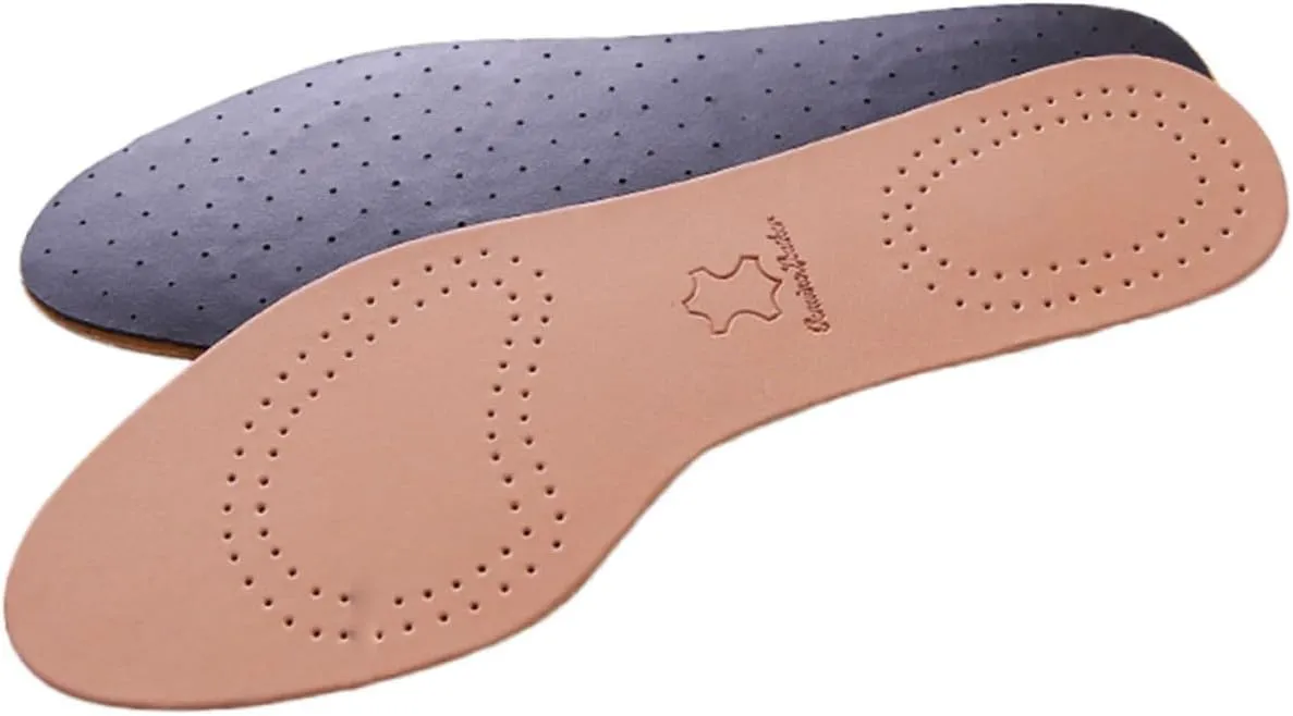 Flat Shoes Insoles Soft Thick Cowhide Inserts Foot Care for Women's Shoes