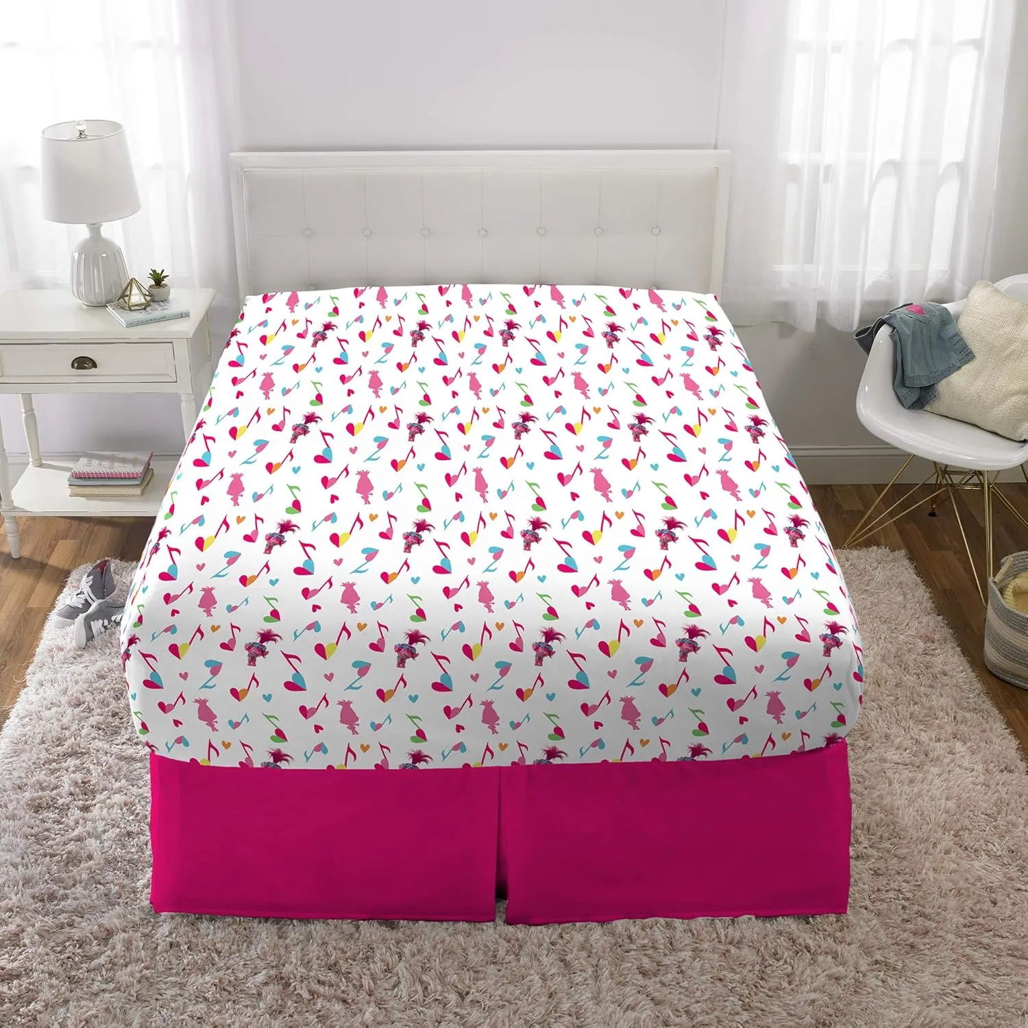 Franco Kids Bedding Super Soft Sheet Set, 4 Piece Full Size, Trolls(Print May Vary)
