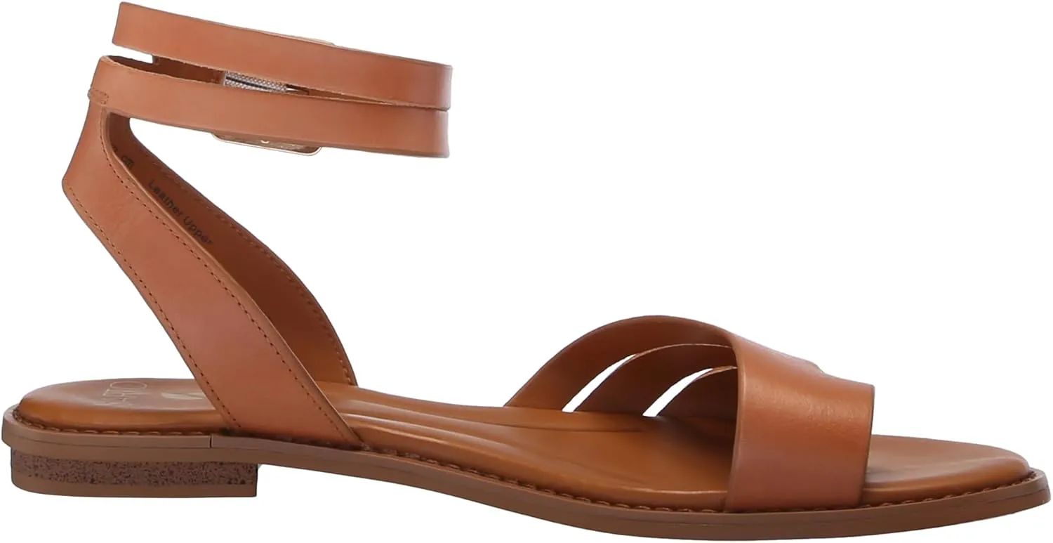 Franco Sarto Women's Greene Ankle Strap Flat Sandals