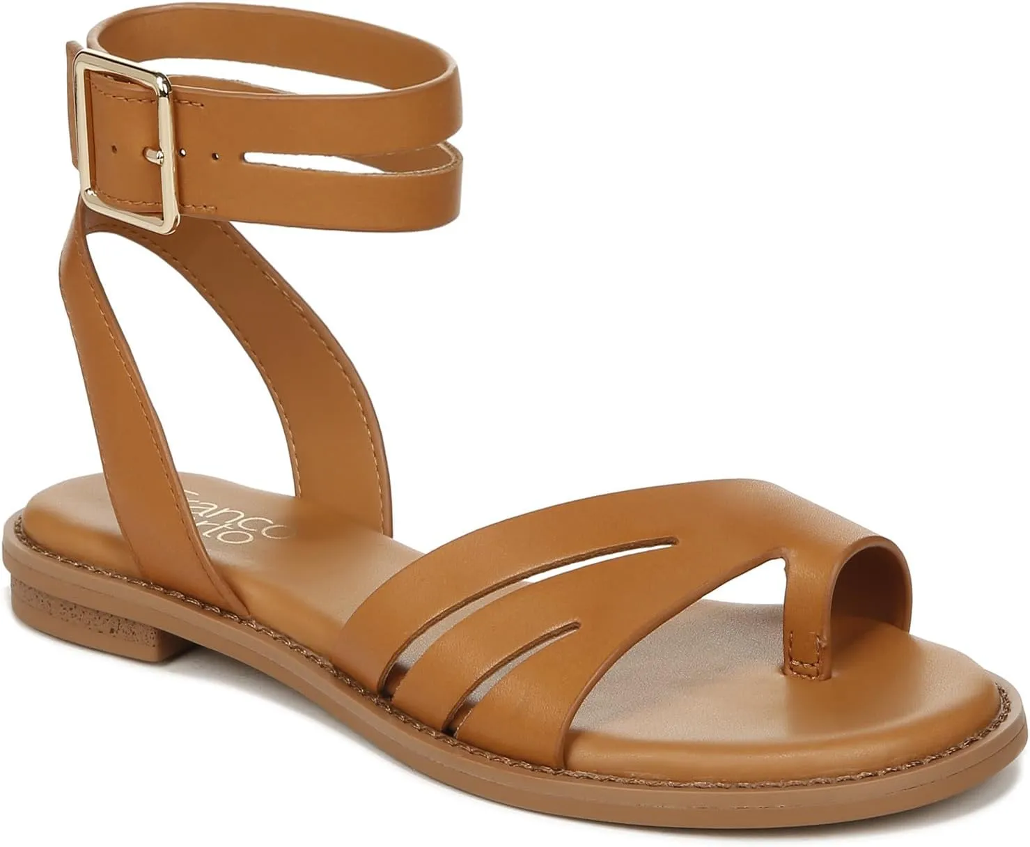 Franco Sarto Women's Greene Ankle Strap Flat Sandals