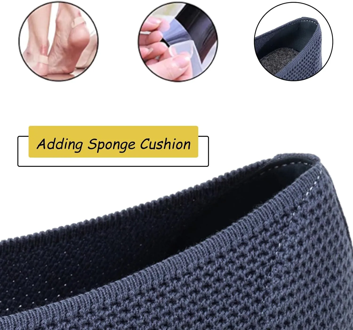 Frank Mully Women’s Ballet Flat Shoes Knit Dress Shoes Round Toe Slip On Ballerina Walking Flats Shoes for Woman Low Wedge Comfort Soft