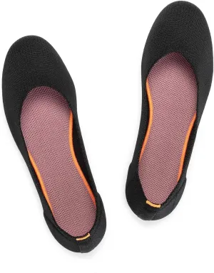 Frank Mully Women’s Ballet Flat Shoes Knit Dress Shoes Round Toe Slip On Ballerina Walking Flats Shoes for Woman Low Wedge Comfort Soft