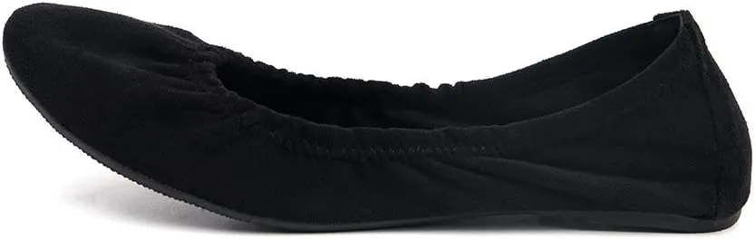 FUNKYMONKEY Women's Ballet Flats Soft Round Toe Comfortable Shoes