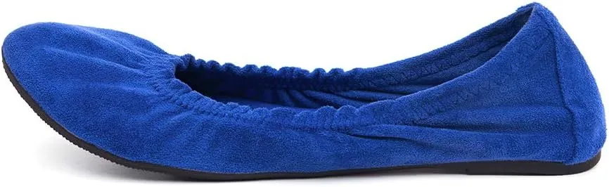 FUNKYMONKEY Women's Ballet Flats Soft Round Toe Comfortable Shoes