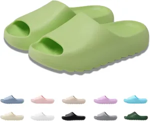 FUUPNN Kids Cloud Slides Non Slip Slides for Girls Boys Comfy Lightweight Toddler Sandals Open Toe House Slippers Indoor Outdoor