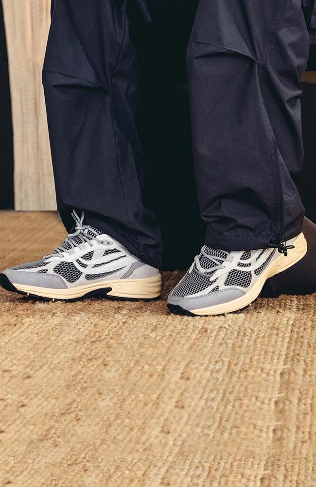 G-Eco`99 2-tone mesh gray sneakers