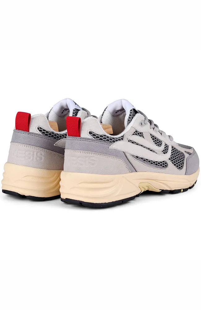 G-Eco`99 2-tone mesh gray sneakers