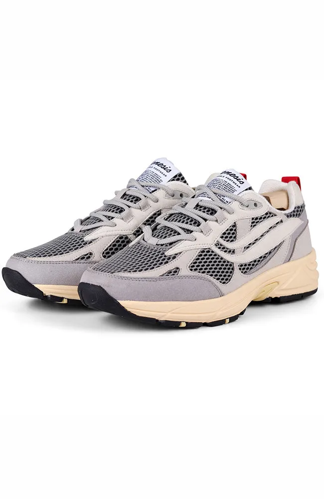 G-Eco`99 2-tone mesh gray sneakers
