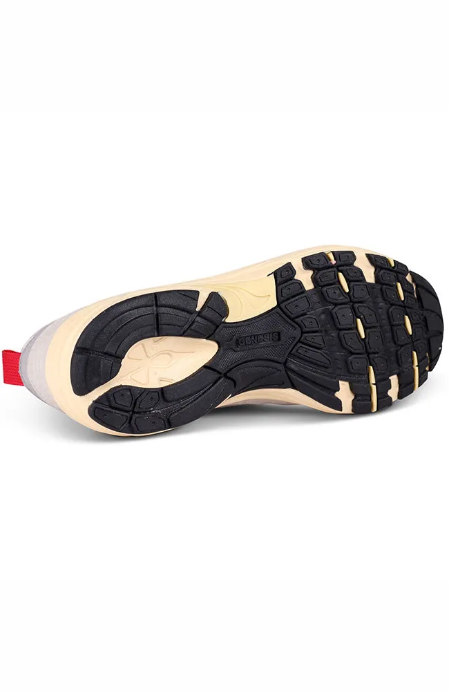 G-Eco`99 2-tone mesh gray sneakers