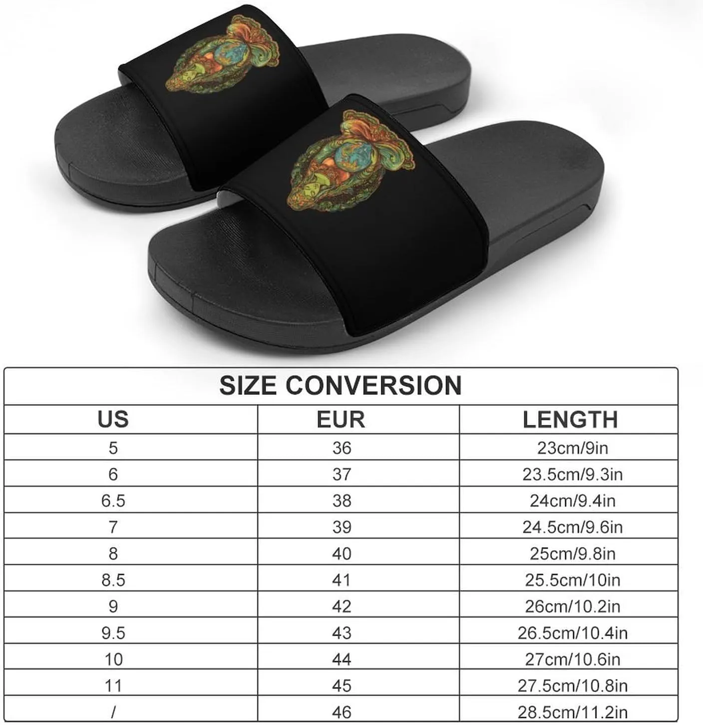 Gaia Greek Goddess of Mother Earth Slippers Indoor Outdoor Unisex House Slipper Shower Slippers Non-Slip Open Toe Shoes