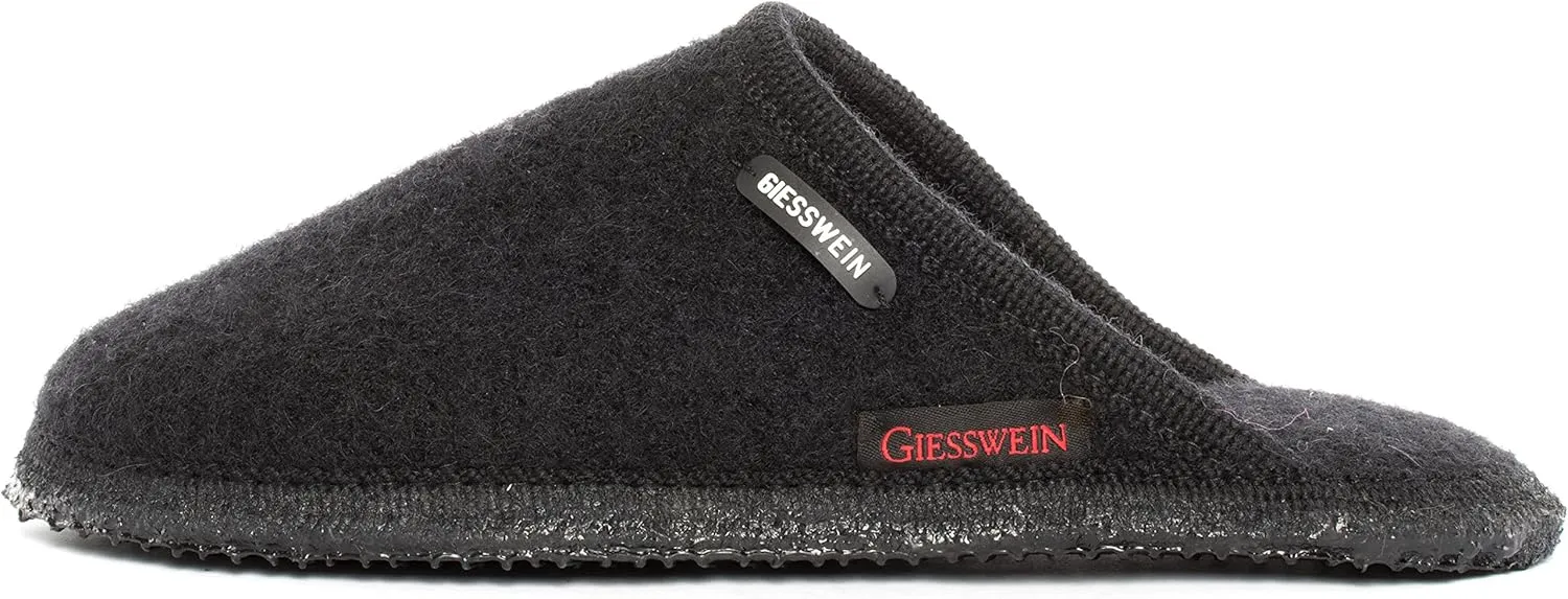 Giesswein Unisex Low Slippers, Black, 9 US Men