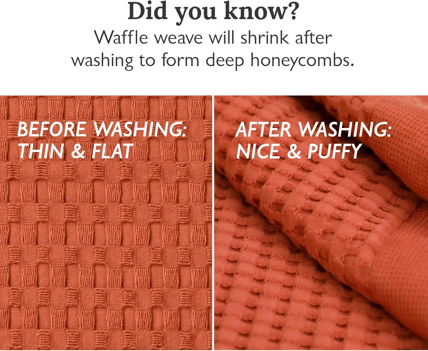 GILDEN TREE Bathroom Mat Absorbent Cotton Quick Dry for Shower, Bath & Bathtub Washable Thin, Modern Style (Clay)