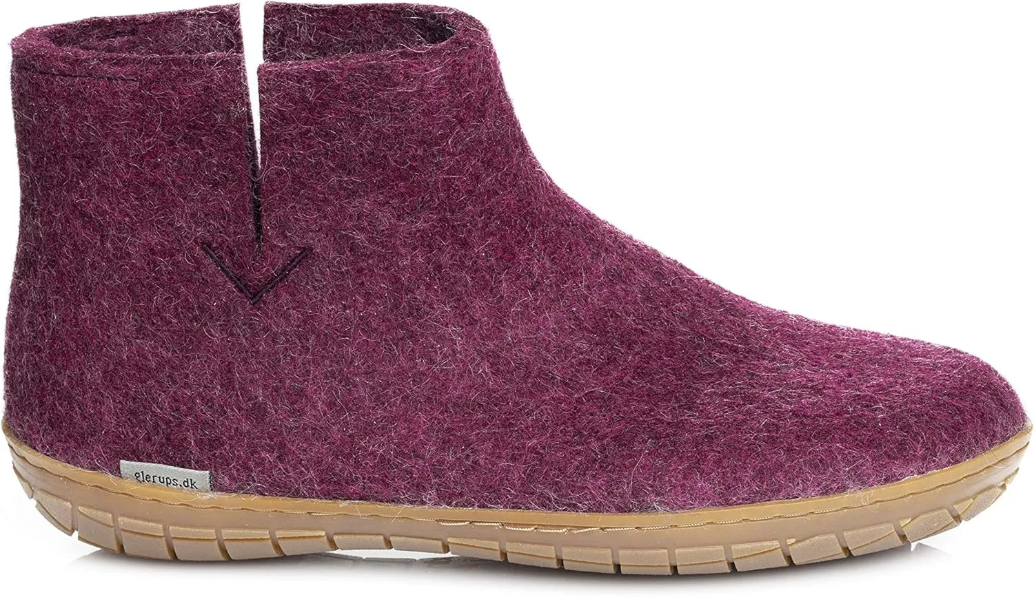 Glerups 100% Gotland Sheep Wool Boot Slipper with rubber sole - Unisex