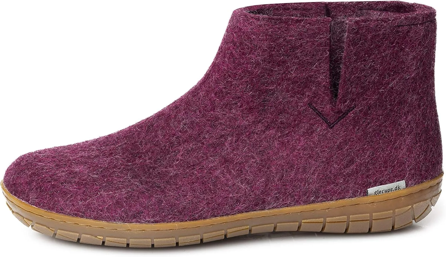 Glerups 100% Gotland Sheep Wool Boot Slipper with rubber sole - Unisex