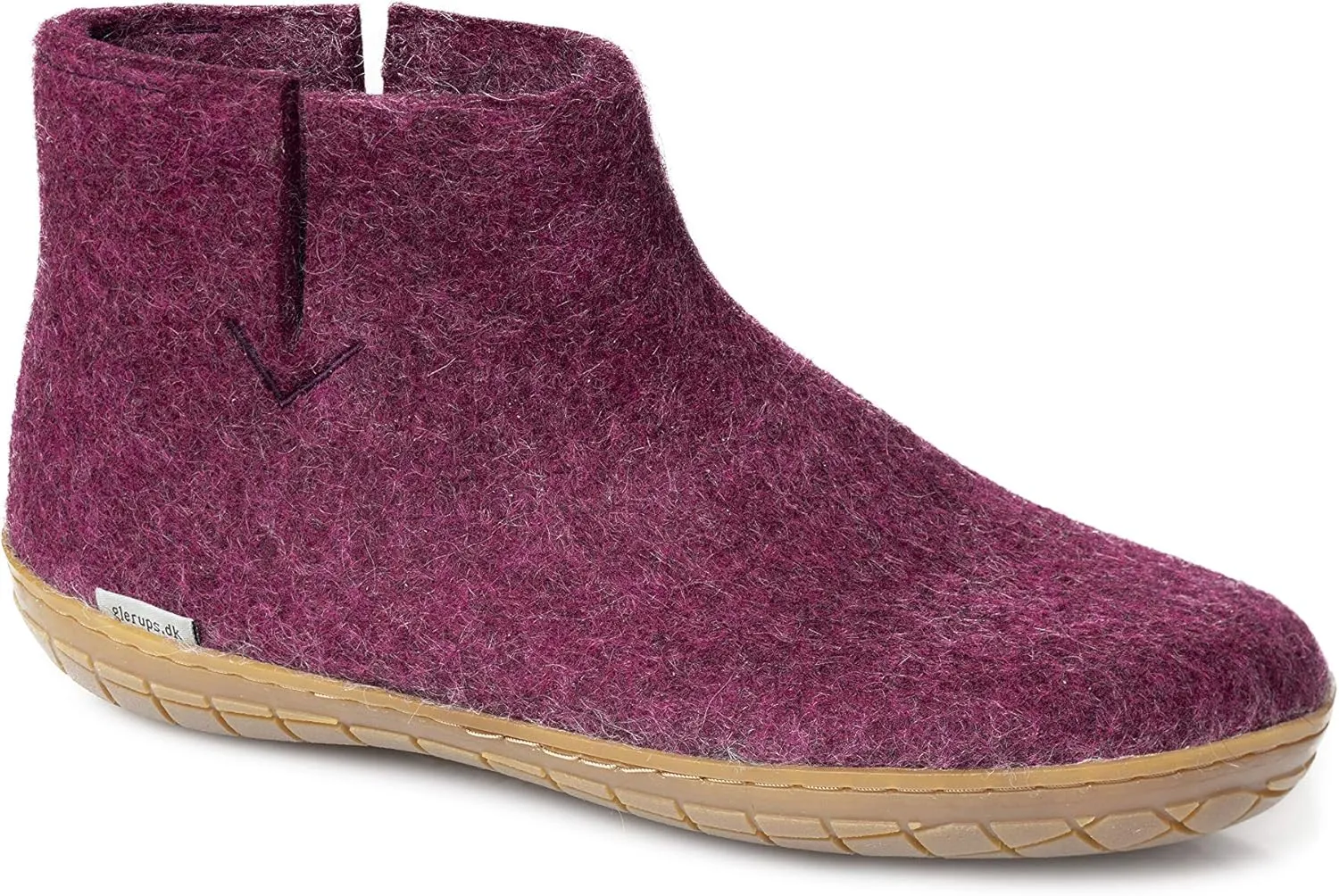 Glerups 100% Gotland Sheep Wool Boot Slipper with rubber sole - Unisex