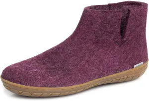 Glerups 100% Gotland Sheep Wool Boot Slipper with rubber sole - Unisex
