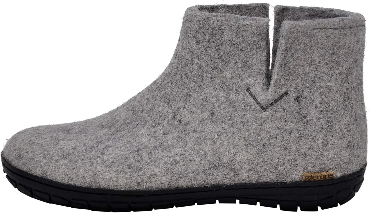 Glerups 100% Gotland Sheep Wool Boot Slipper with rubber sole - Unisex