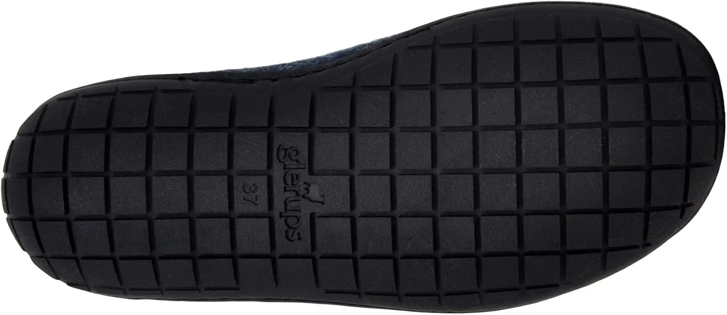 Glerups 100% Gotland Sheep Wool Shoe Slipper with rubber sole - Unisex