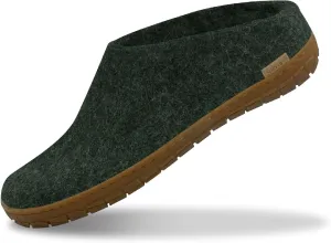 Glerups 100% Gotland Sheep Wool Slipper with rubber sole - Unisex Slip-on