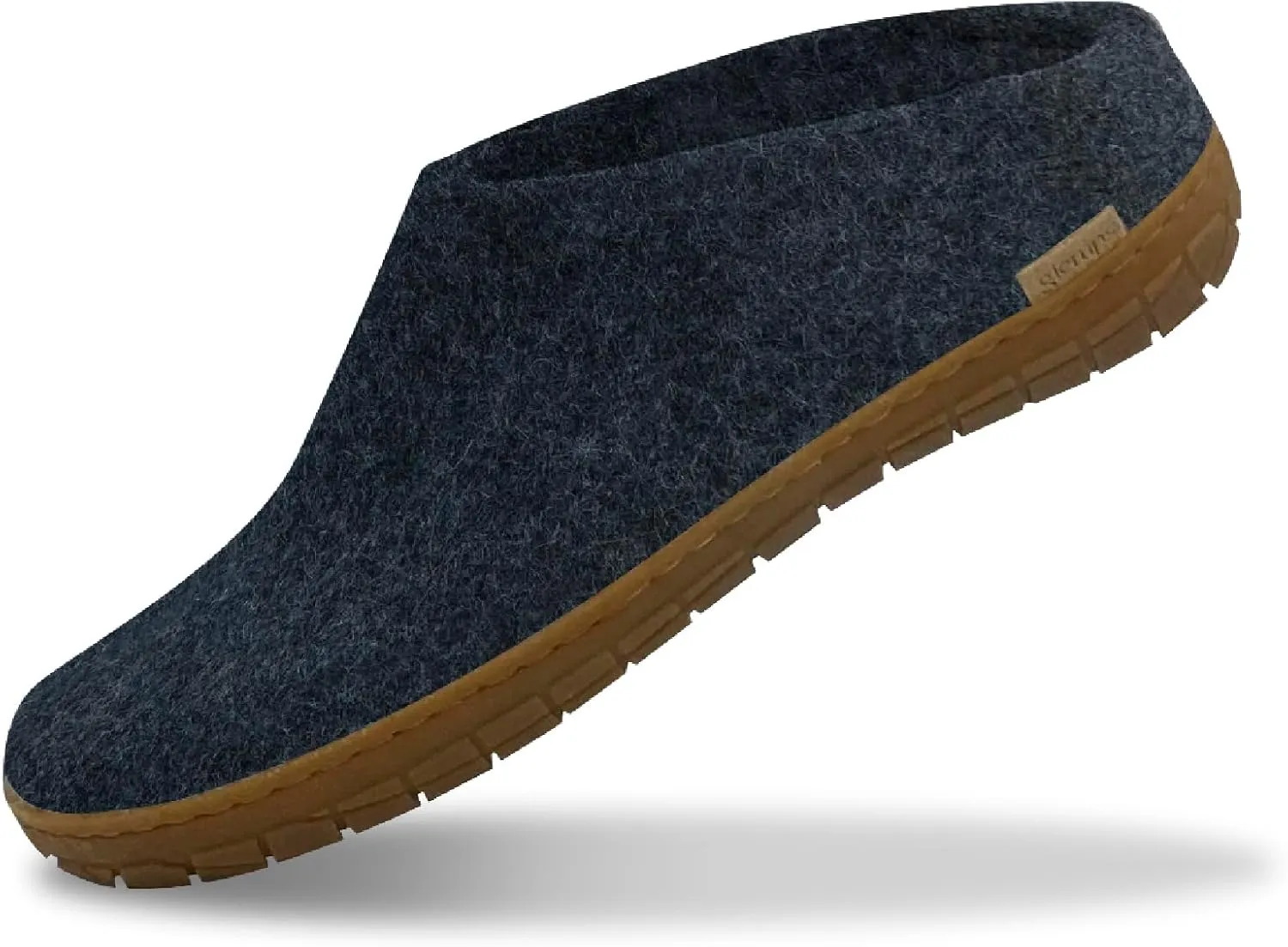 Glerups 100% Gotland Sheep Wool Slipper with rubber sole - Unisex Slip-on