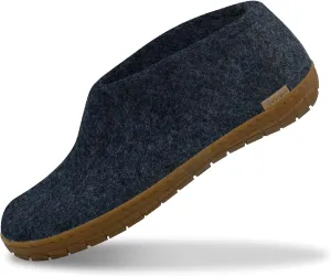 Glerups 100% high quality wool mix Shoe Slipper with rubber sole - Unisex