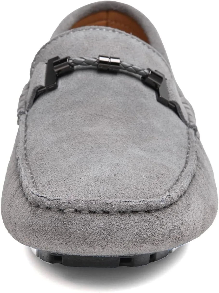 Go Tour Men's Penny Loafers Moccasin Driving Shoes Slip On Flats Boat Shoes