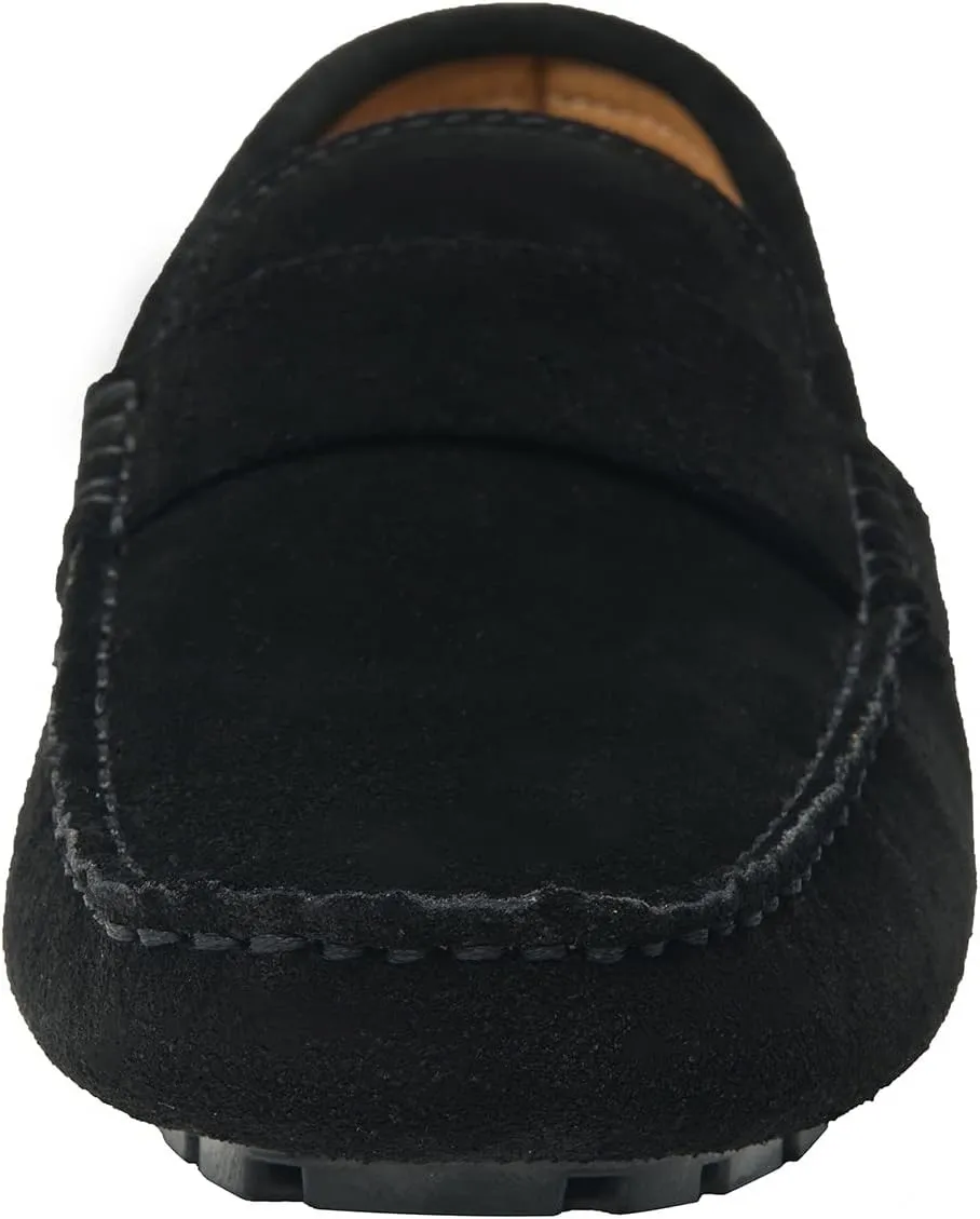Go Tour Men's Penny Loafers Moccasin Driving Shoes Slip On Flats Boat Shoes
