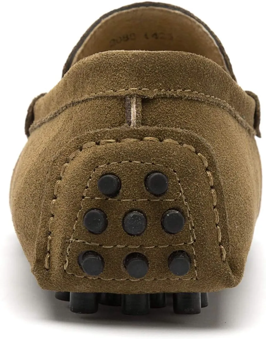 Go Tour Men's Penny Loafers Moccasin Driving Shoes Slip On Flats Boat Shoes