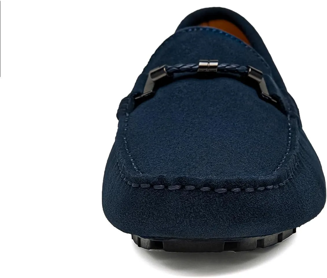 Go Tour Men's Penny Loafers Moccasin Driving Shoes Slip On Flats Boat Shoes