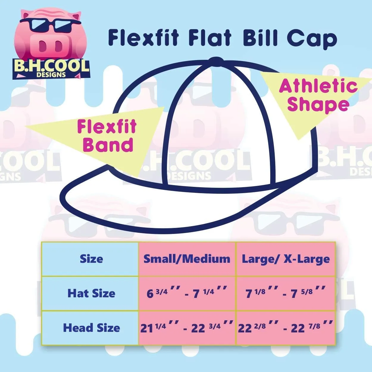 got muff Cabbage? - Flexfit 6210 Structured Flat Bill Fitted Hat | Trendy Baseball Cap for Men and Women | Snapback Closure