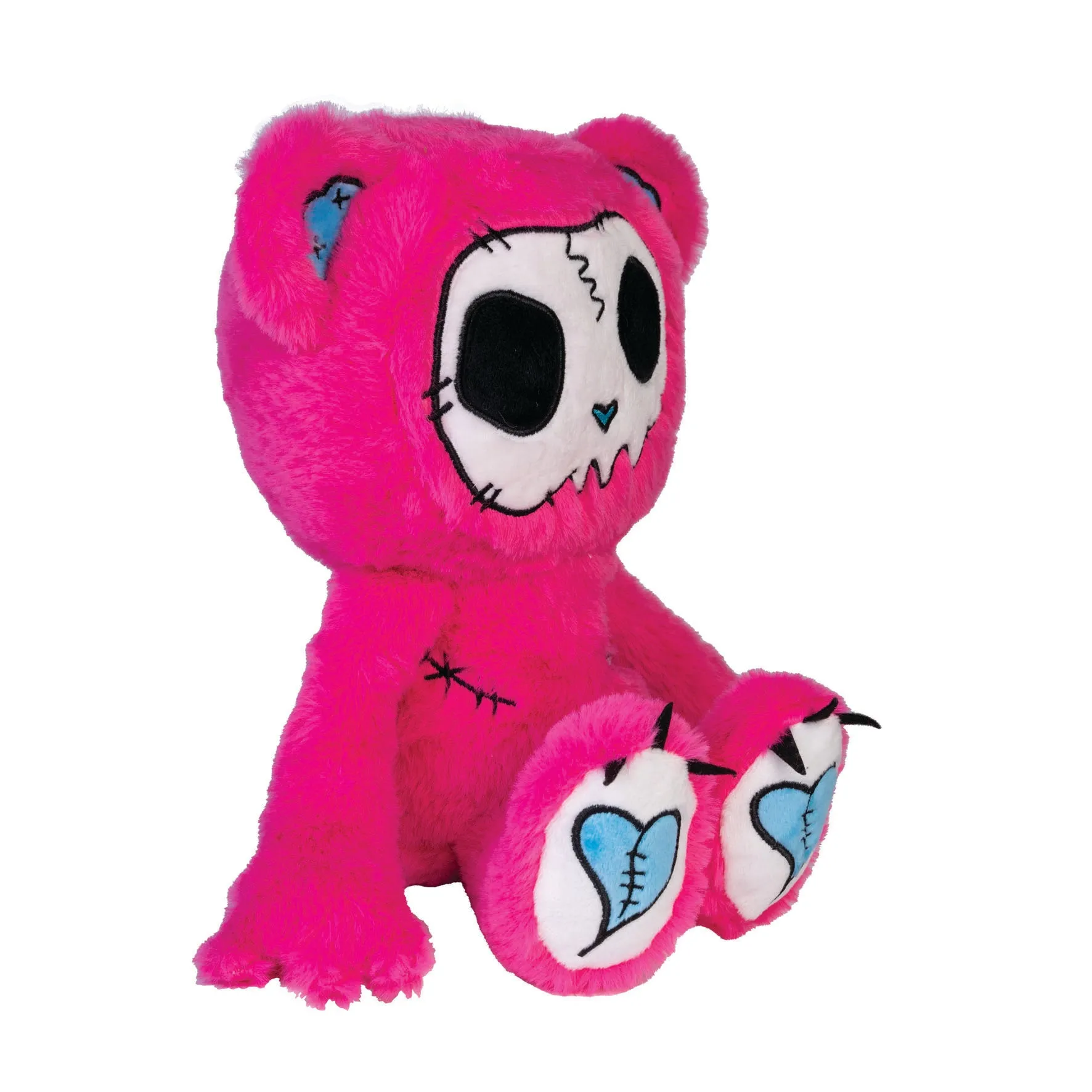 Grim the Stitch Bear Gooli Plush Pink | Gus Fink's