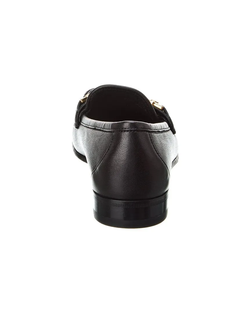 Gucci Chain Link Detail Leather Loafer