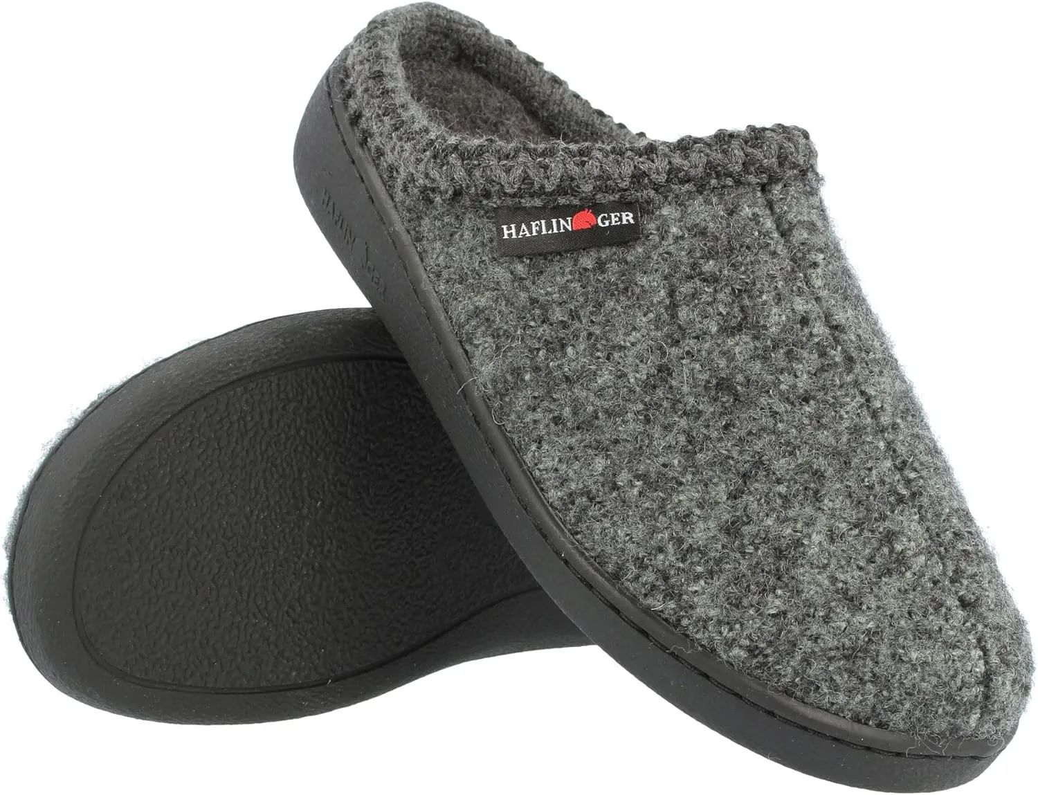 HAFLINGER Unisex at Nordkap Wool Hard Sole Slippers