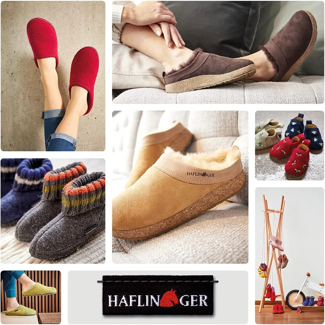 HAFLINGER Unisex at Nordkap Wool Hard Sole Slippers