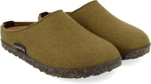 HAFLINGER Unisex Manhattan Warm Breathable Wool Slippers with Removable Footbed & Slip-Resistant Sole | Indoor & Outdoor Wear