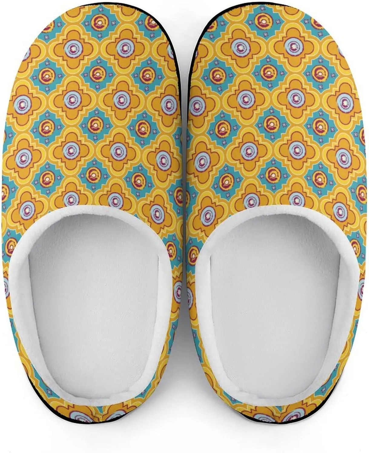 Halloween House Slippers For Woman Ladies Memory Foam Bedroom Slipper Indoor Outdoor Slip-On Shoes Funny Fall Slippers