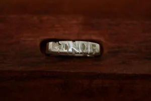 Handcarved Thin Sterling Silver Ring
