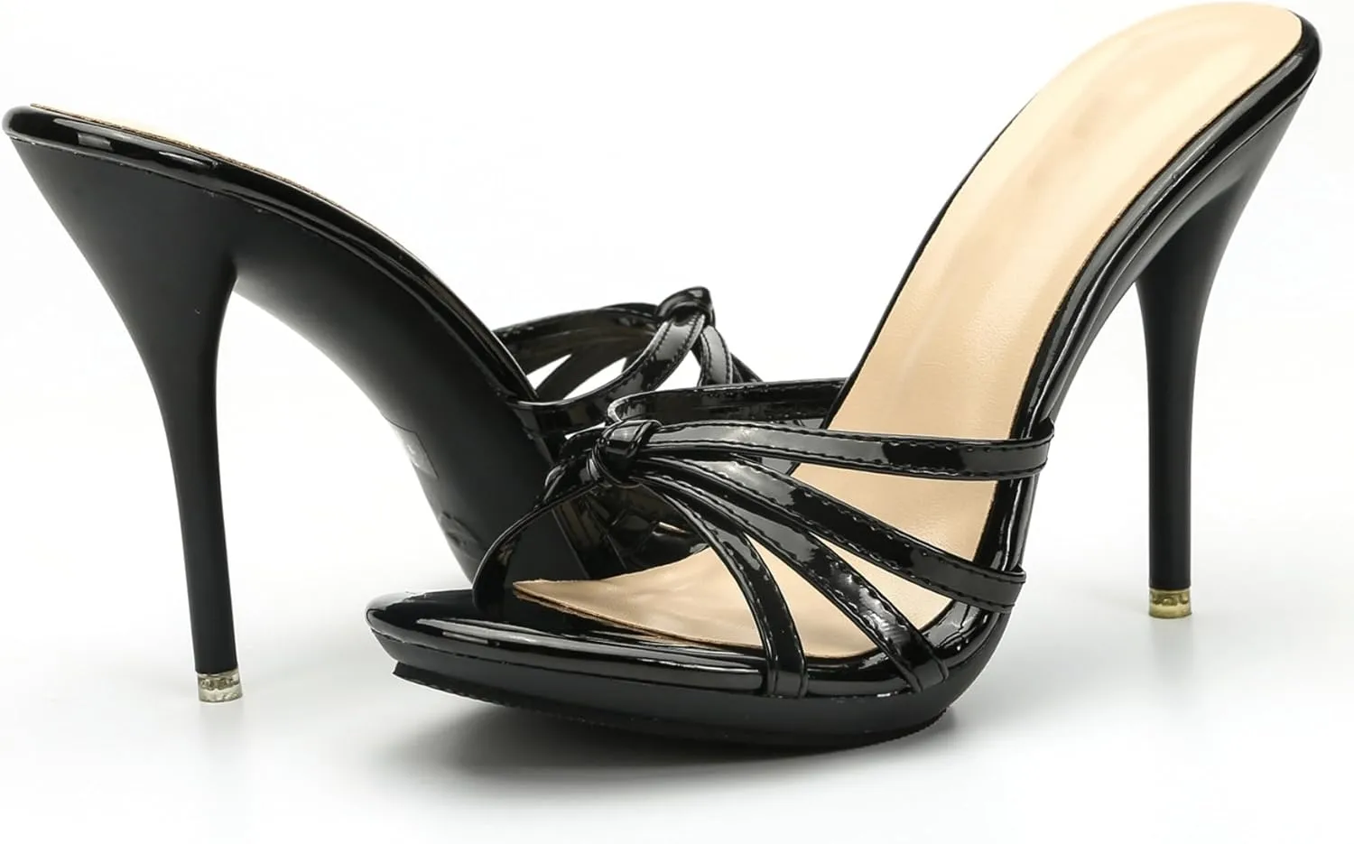 Hanfike High Heel Slide Sandals for Women Stiletto Dressy Sexy Mules